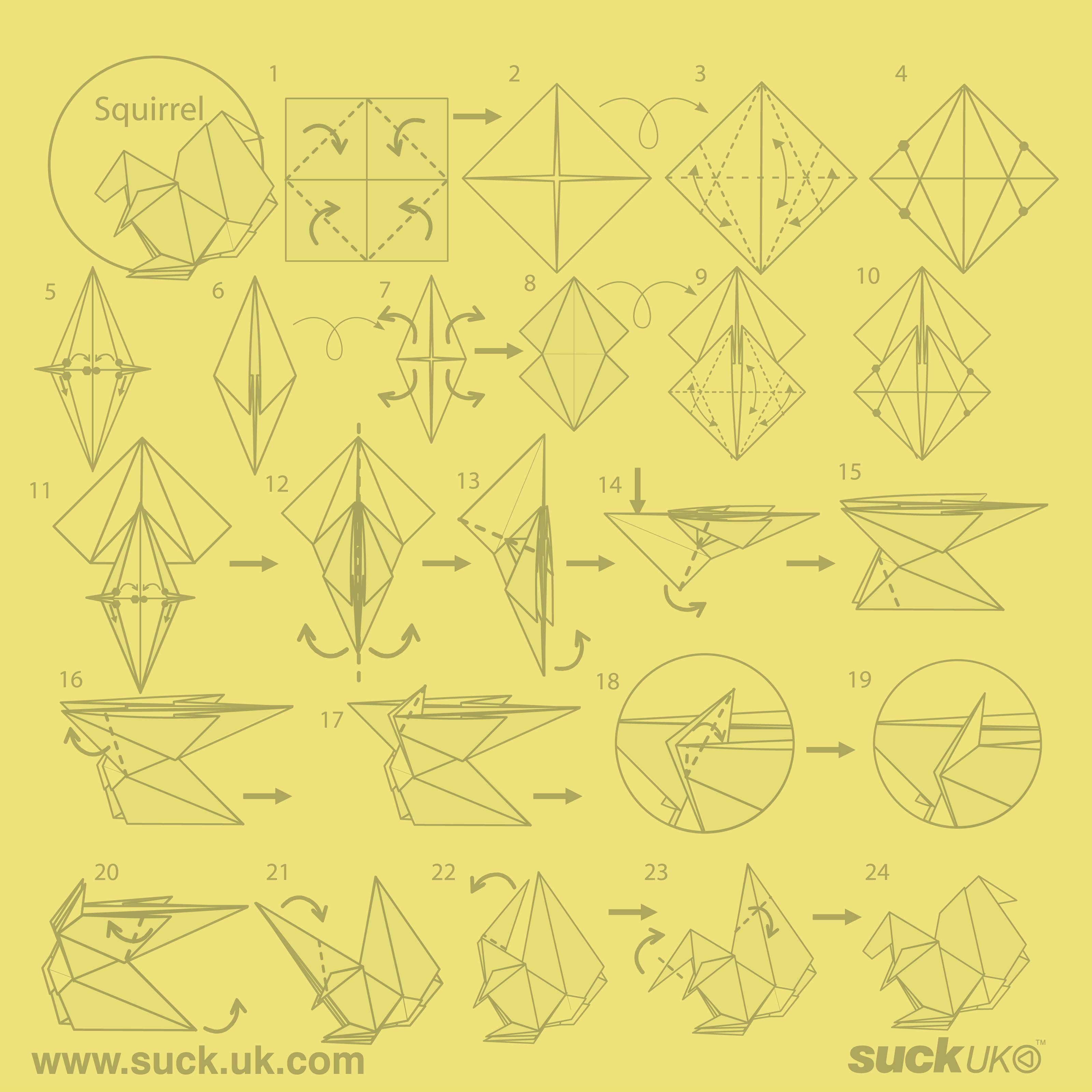 SUCK UK Ltd - USA - Wholesale Sticky Notes - Origami Sticky Notes4