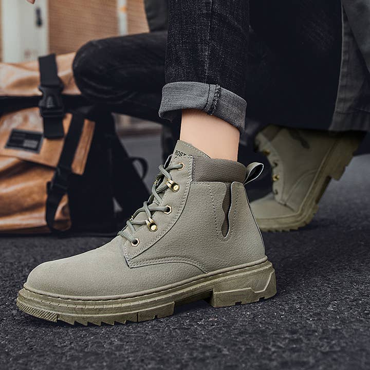 Calseosvic - Wholesale Combat/Military Boots - Men's - men's wear-resistant anti-smash boots casual shoes2