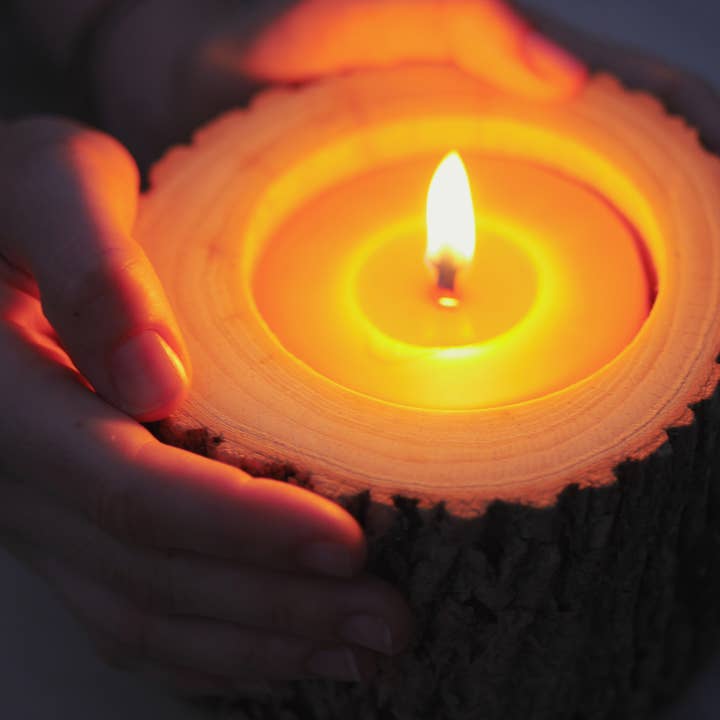 WOOD MOOD - Wholesale Jar/Filled Candle - Rocky Patio | interior candle with pine tree essential oil15