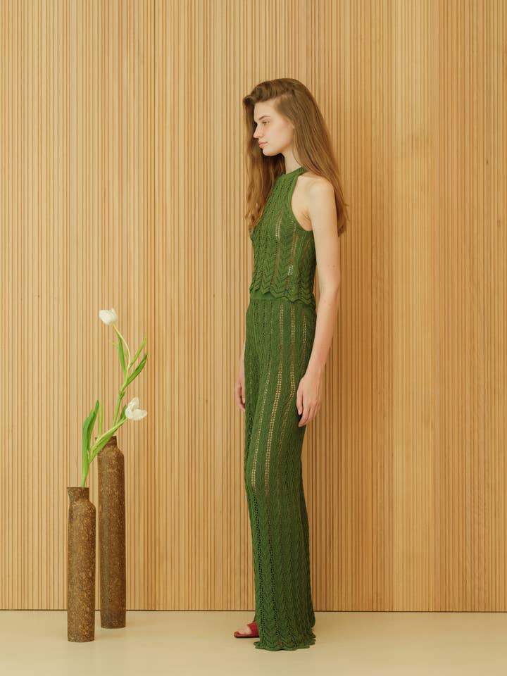 Lèmme - Wholesale Pants - Women's - Fine Cotton Crochet Zig Zag Pants5