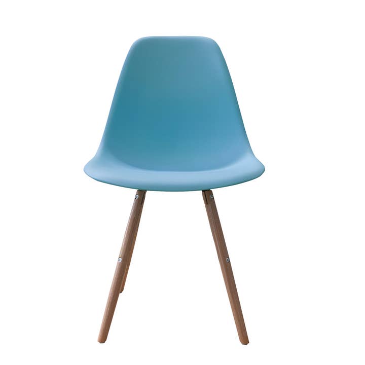 CHAISE EIFFEL BLEU MER (53X46X80 - SIÈGE AU SOL 45CM) pour la vente par POSTQUAM COSMETIC
