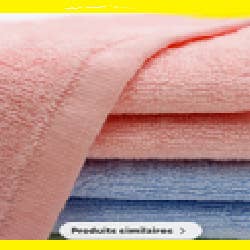 100% pure bamboo washcloths, packs of 12, various colors pour la vente par Chausse-tout