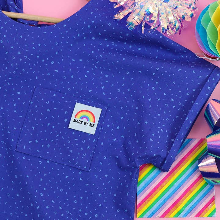 Hand Over Your Fairy Cakes – wholesale Craft supplies – "Made By Me" Rainbow Clothing Label4