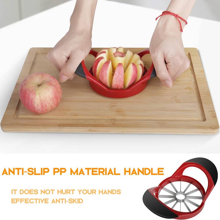 Otterware - Wholesale Kitchen Tool/Gadget - 5.12-Inch Apple Slicer & Corer – Heavy Duty 12-Blade Stainle7