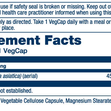 Solaray - Wholesale Oral Supplement/Vitamin - Gotu Kola Aerial 450mg1