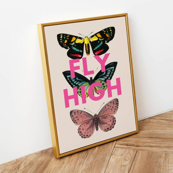 Fly High Butterfly Print for wholesale by Lyonette