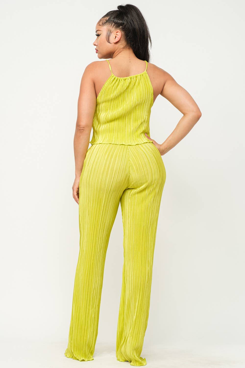 Boswell - Venta al por mayor Conjuntos de top y pantalón (NO para estar en casa) - Mujer - Conjunto de tirantes y pantalones Bodre Crop2