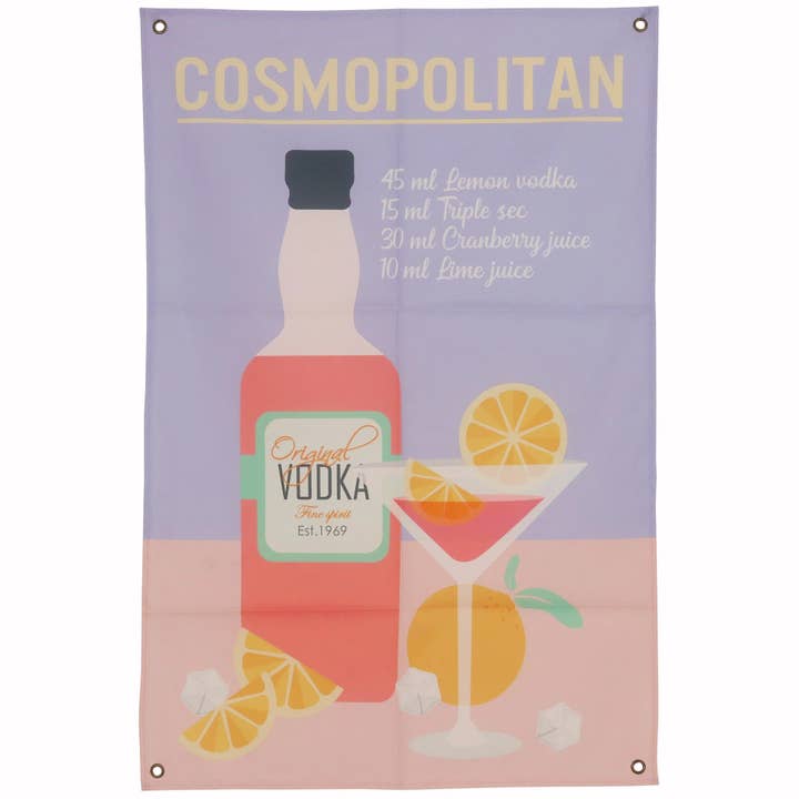 Wall hanging cosmopolitan for wholesale by DRYdecorations