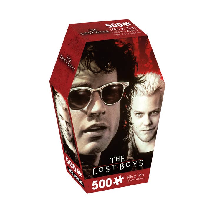 Lost Boys Coffin Box 500 Piece Jigsaw Puzzle for wholesale by AQUARIUS, GAMAGO, ICUP, & ROCK SAWS by NMR Brands