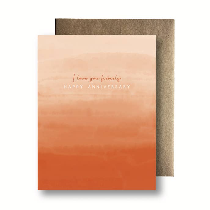 ILY Fiercely Anniversary for wholesale by Maija Rebecca Hand Drawn