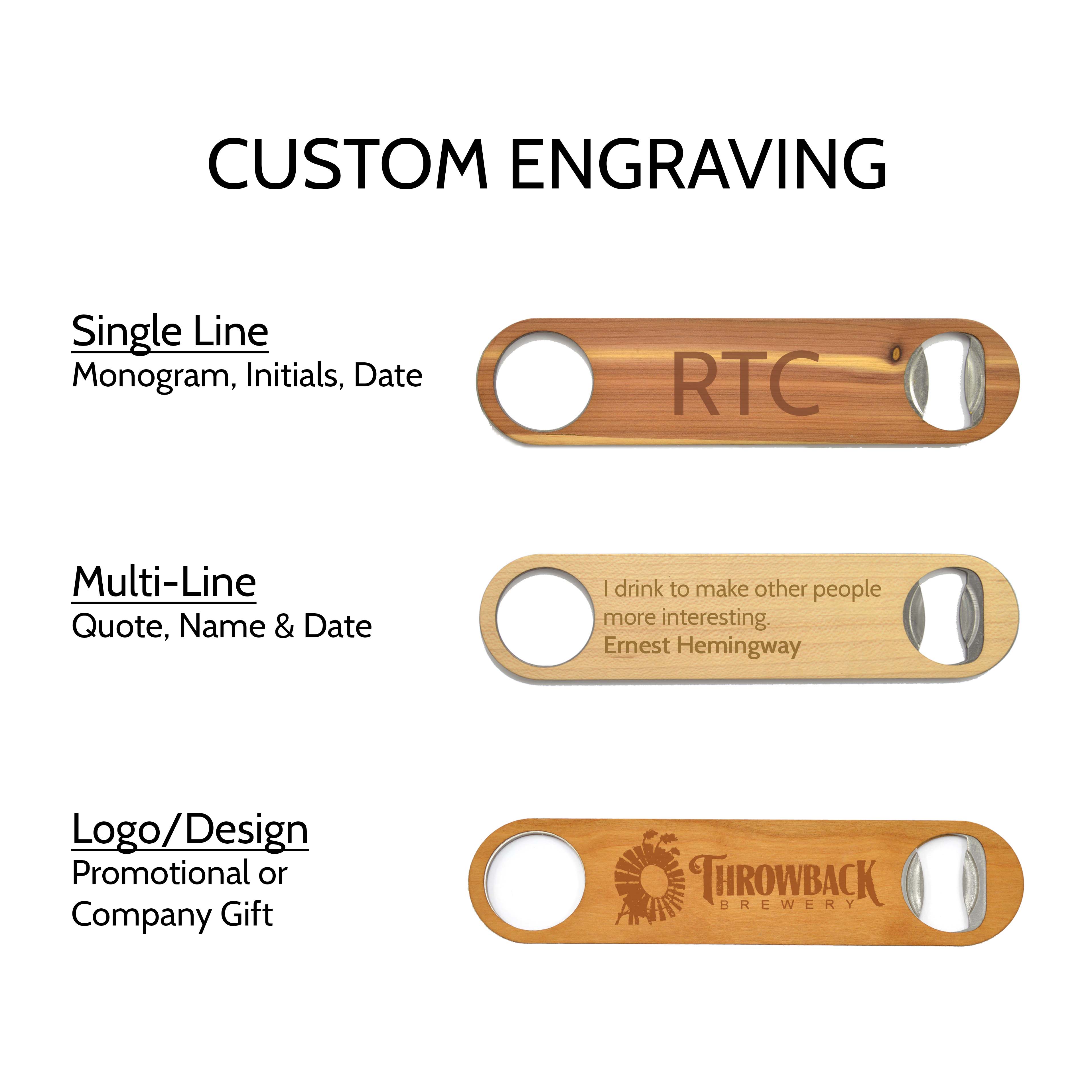 Autumn Woods Collective - Vendita all'ingrosso Apribottiglie - Apribottiglie - Legni Duri Americani2