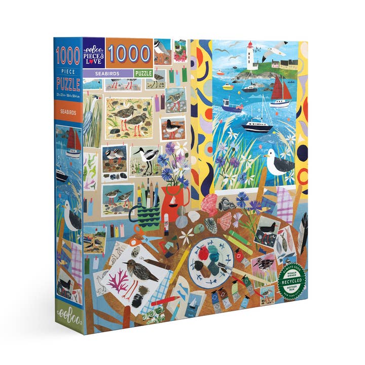 Seabirds 1000 Piece Puzzle for wholesale by eeBoo