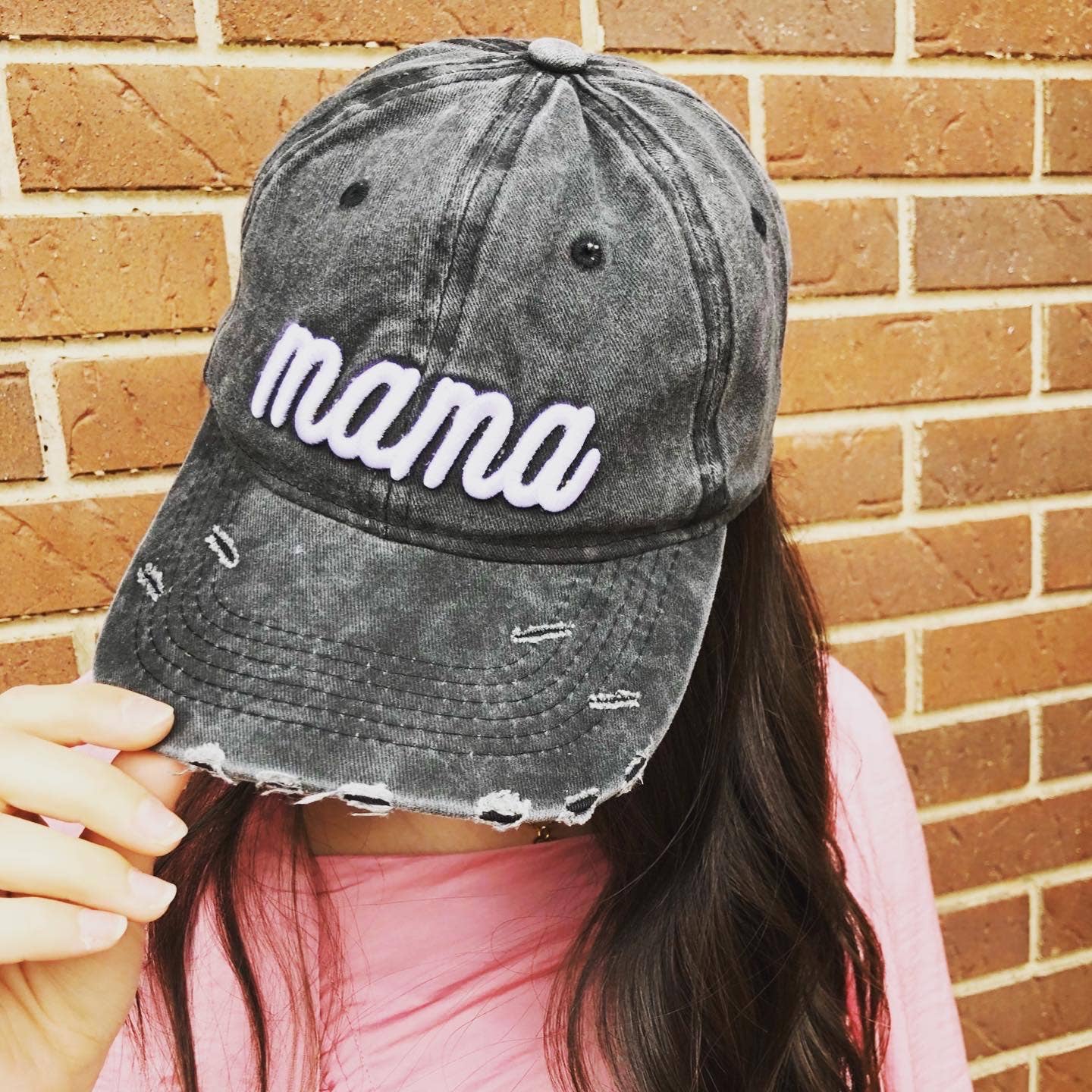 Ellison+Young - Wholesale Baseball Cap - Women's - Script Mama Ball Cap1
