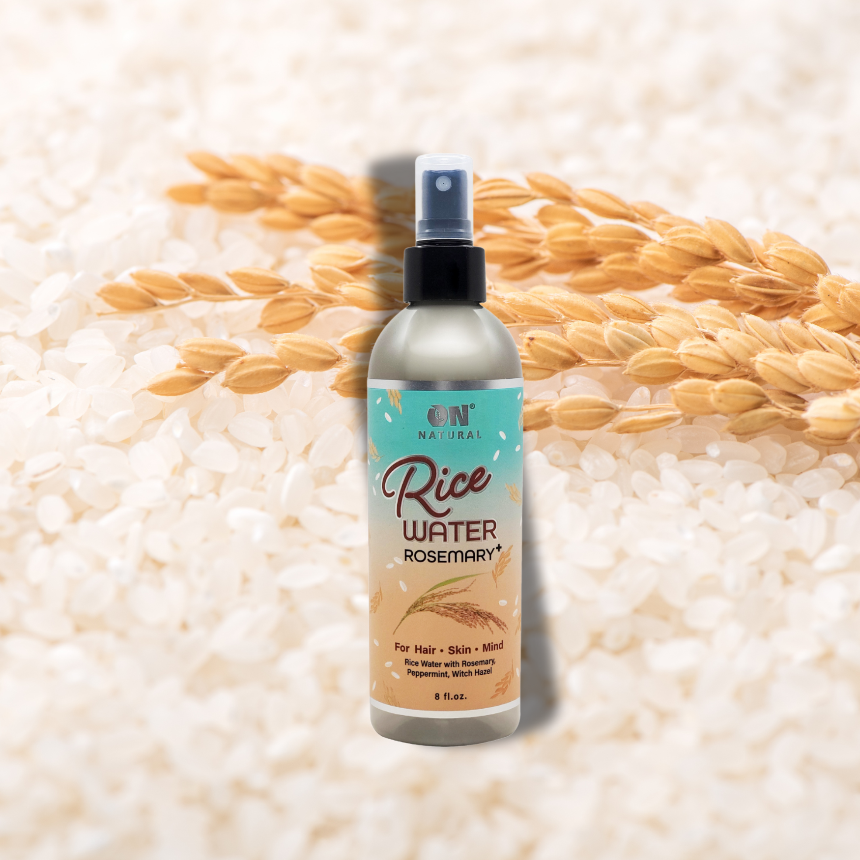 ON Natural USA - Wholesale Hair Leave-In Conditioner - ON NATURAL - Rice Water [Rosemary] 8oz3