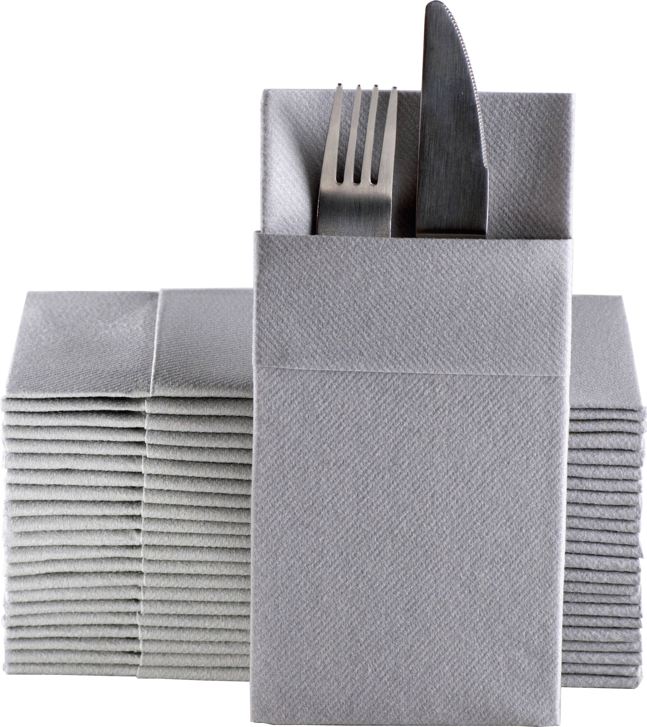 Moyes Home – wholesale Disposable napkin – Premium Linen-Feel Dinner Napkins Disposable with Pocket4