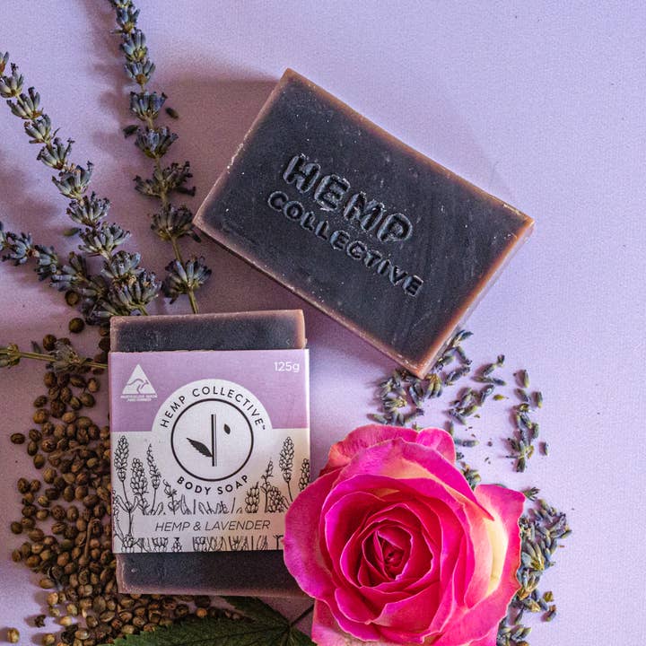 Hemp + Lavender Soap for wholesale by Hemp Collective