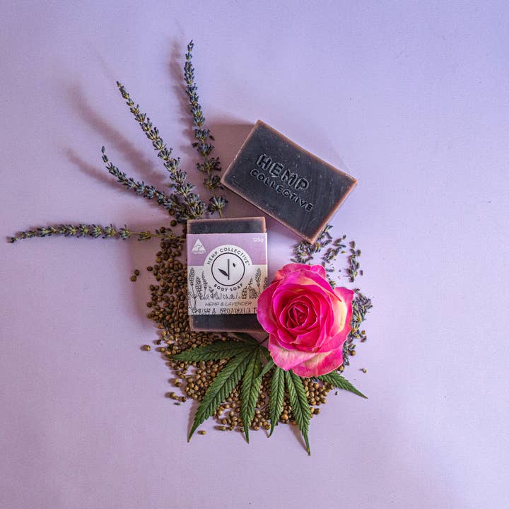 Hemp + Lavender Soap for wholesale by Hemp Collective