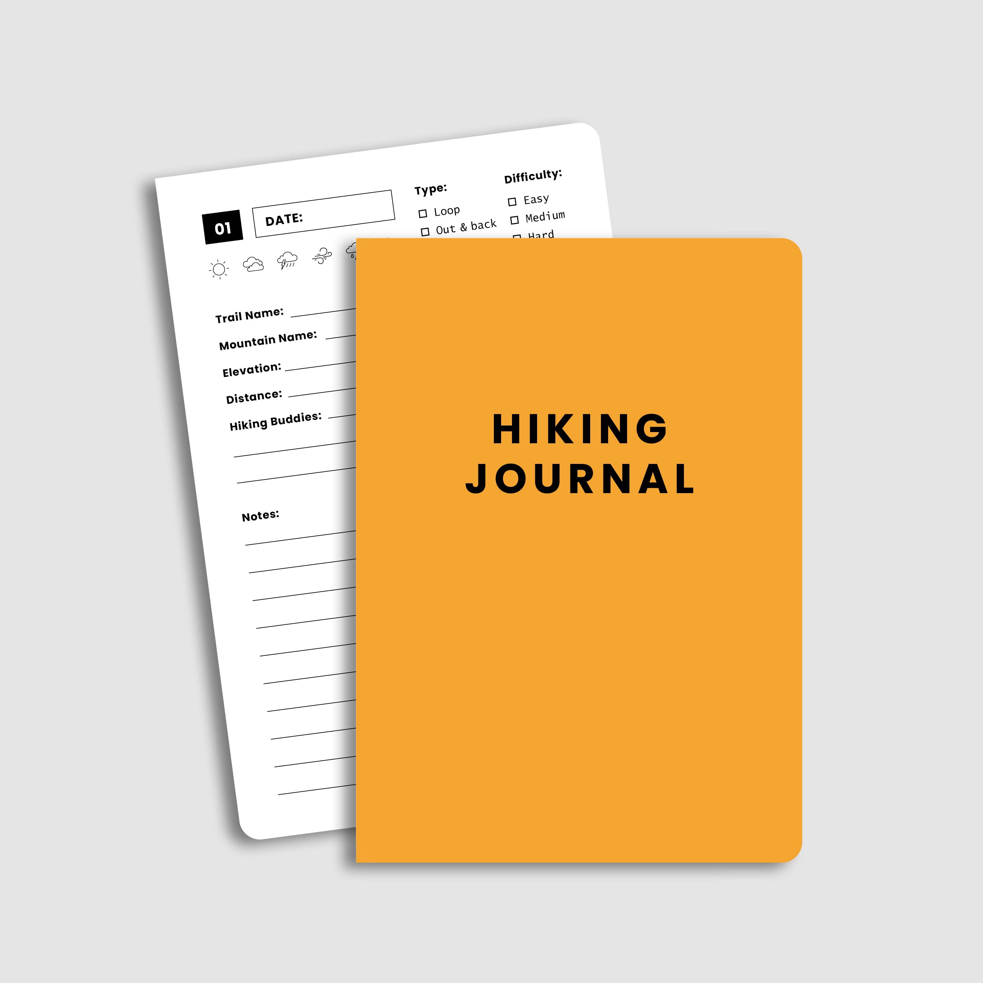 Wildly Supply Co. - Wholesale Journal/Diary - Hiking Journal - Activity Tracker, Hiker Gift1