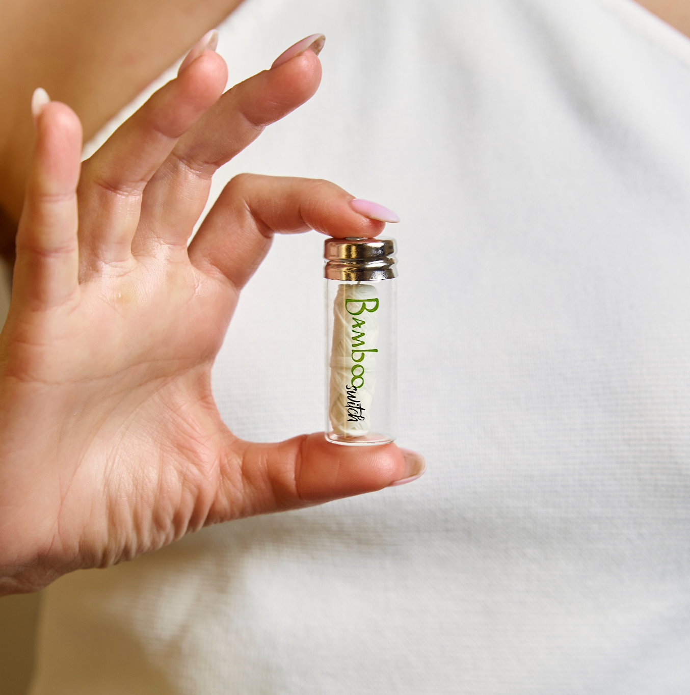 Bamboo Switch – wholesale Floss – Natural White Bamboo Floss | Vegan, Organic, and Compostable1