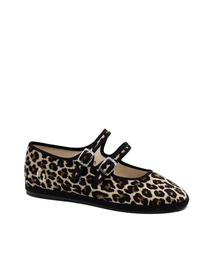 Gondolina Shoes - Wholesale Flats - Women's - Leopard print Mary Jane2