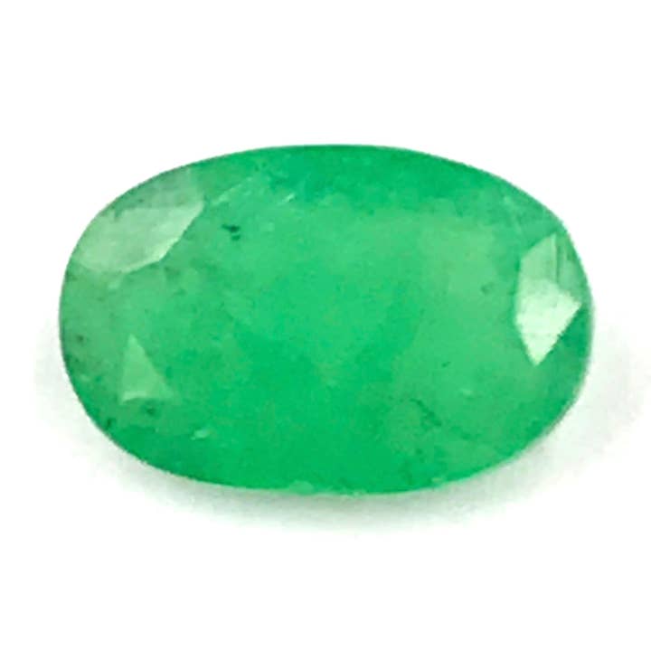 Pierre précieuse émeraude à facettes ovales pour la vente par Weatherham Estate Treasures