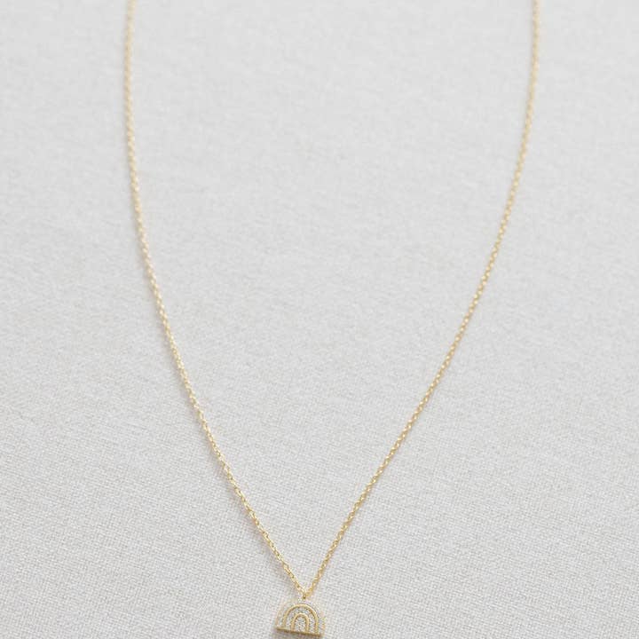 Coast and Cove - Wholesale Pendant/Charm Necklace - Crystal Rainbow Necklace3