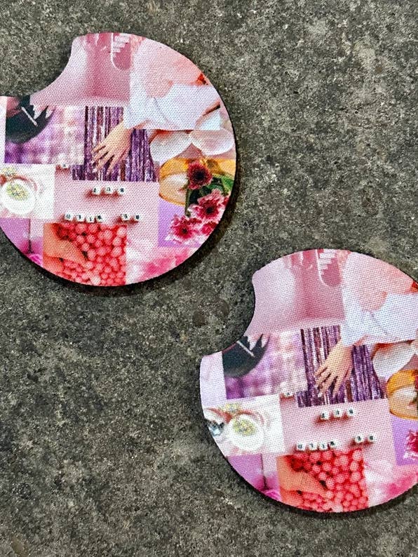 Pink Dream - Car Coaster for wholesale by Tally Plant Club
