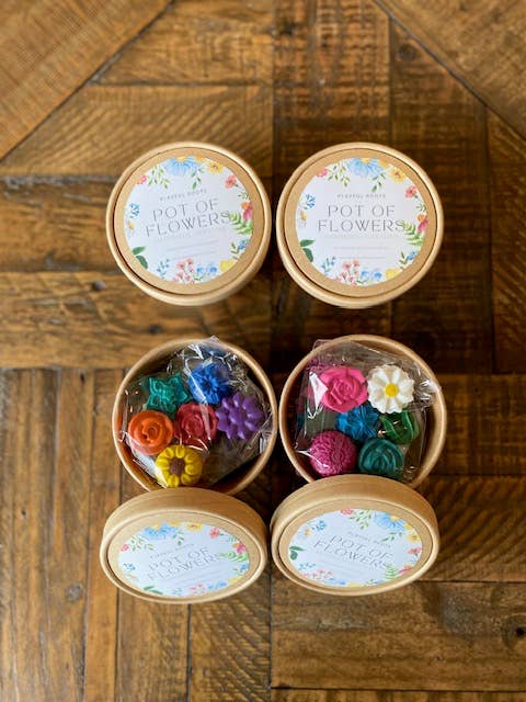 Playful Roots - Wholesale Crayons - Kids & Baby - Flower Crayons - Handmade Kids Gift and Party Favor2