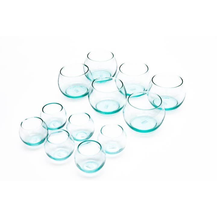 Voyage - Wholesale Candle Holder - Mini Round Votive Candle/ Glass - S (24)8