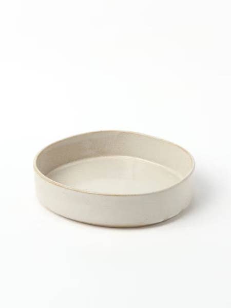 MINO-WARE STACKABLE DISTORTED DEEP PLATE SMALL for wholesale by LAKOLE