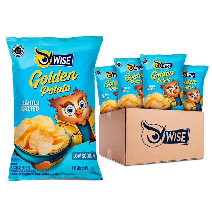 Lightly Salted Potato Chips for wholesale by Wise Foods