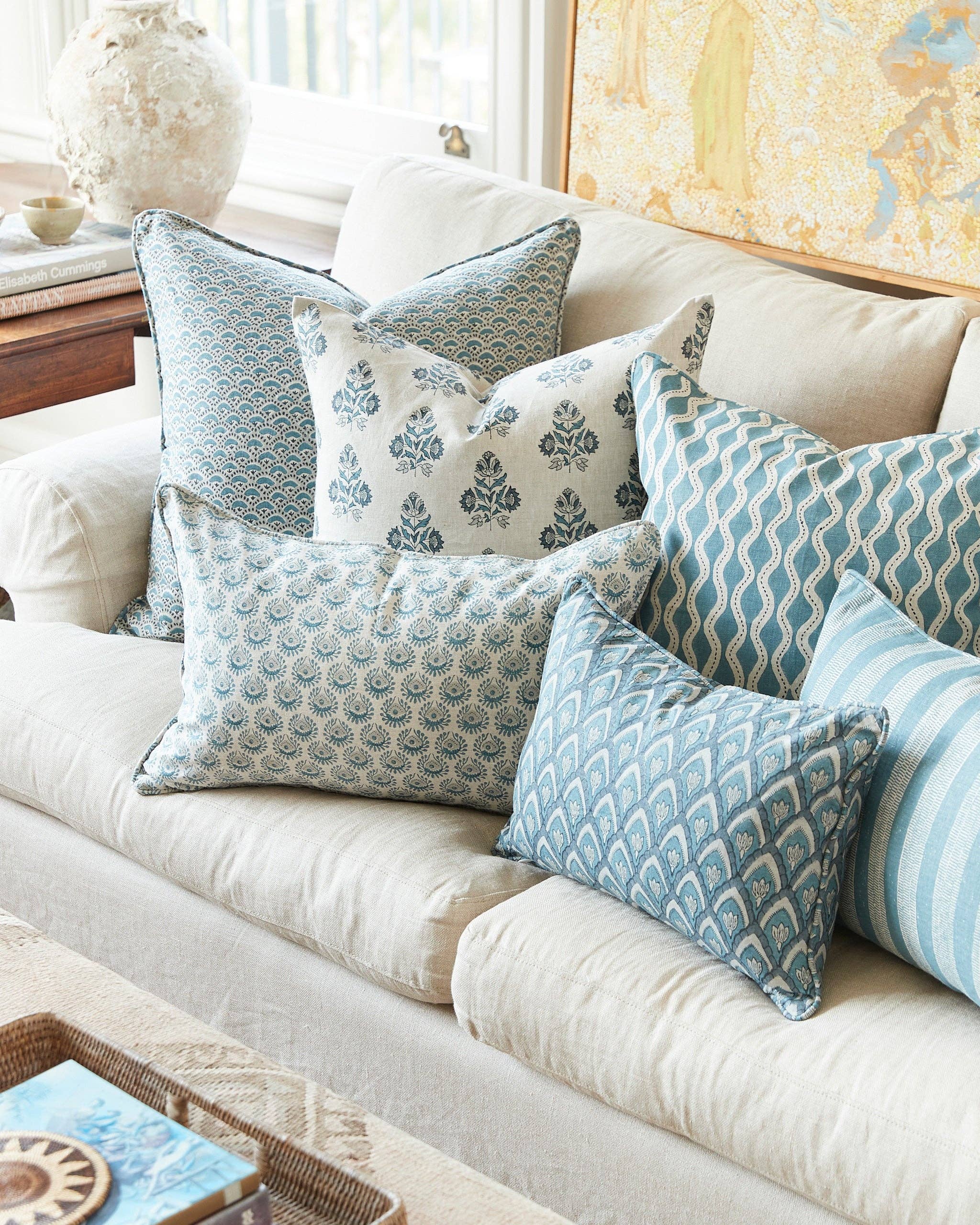 Walter G - Wholesale Throw pillow cover - Haveli Mineral Pillowcase1