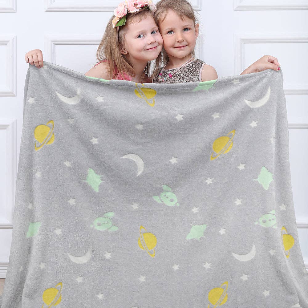 Pavilia – wholesale Throw blanket – Glow In The Dark Fleece Throw Blanket35
