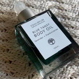 Equilibrium Natural Collections - Wholesale Bath/body oil - Blue Tansy Flower, Frankincense & Lavender Body Oil: Calm & Soothe with Australian Handcrafted Aromatherapy Oils.2