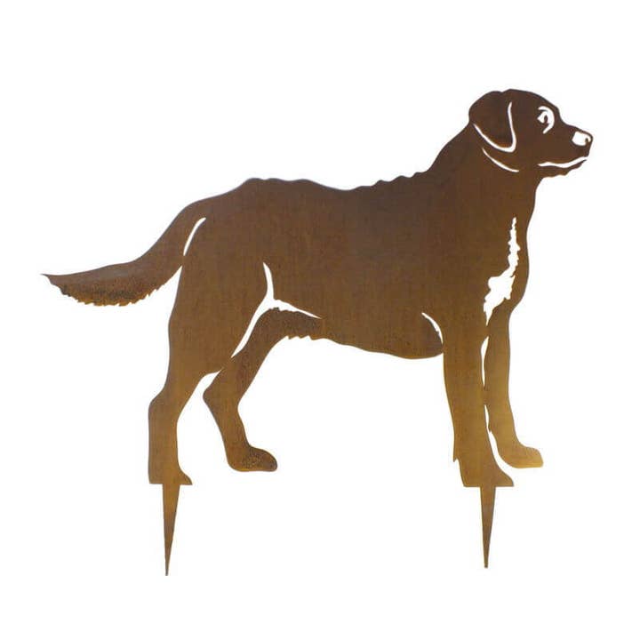 Labrador-Hundepfahl, Gartenkunst für den Großhandel von Overwrought