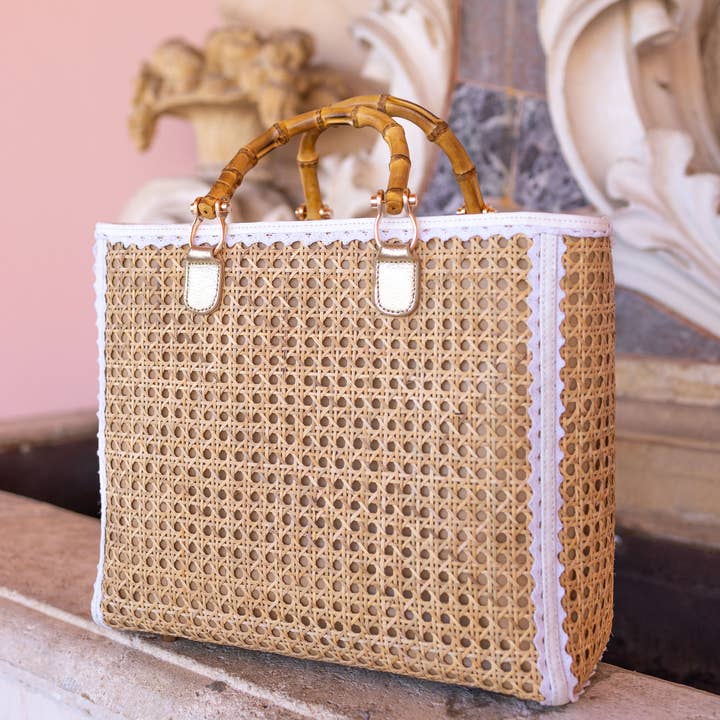 Paddle & Palm Pickleball - Wholesale Tote Bag - Women's - Cane Tote Bag Without Paddle Holder4