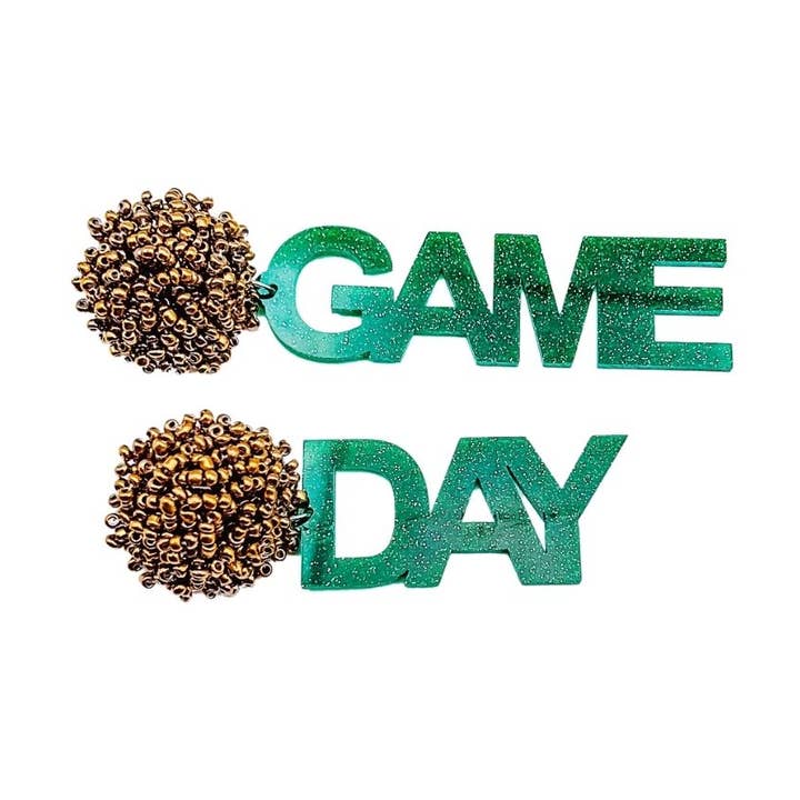 Game Day Green Glitter for wholesale by Treasure Jewels Inc.