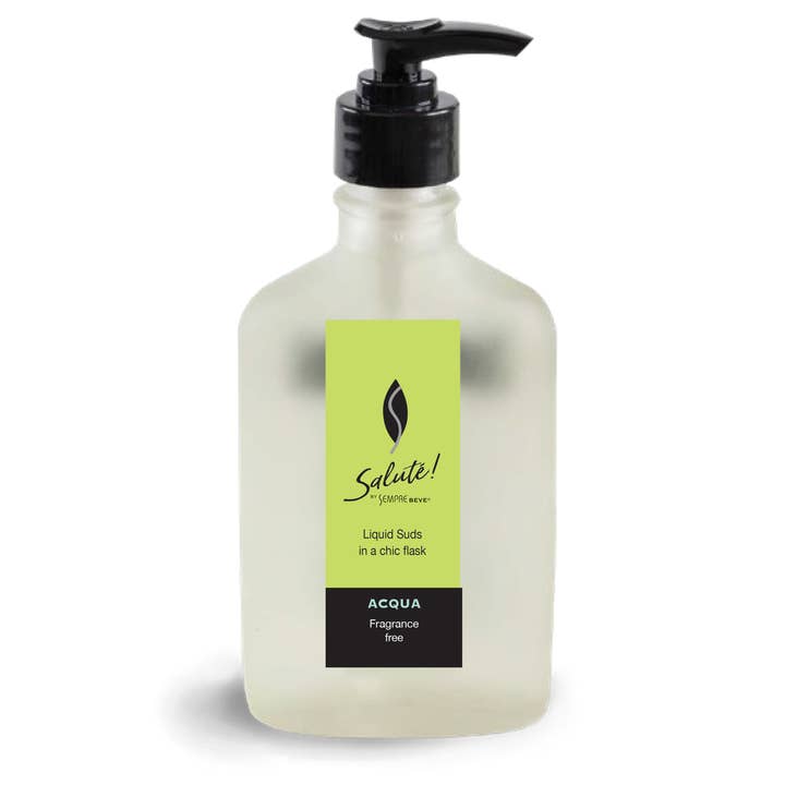 Acqua Liquid Suds for wholesale by Saluté by Sempre Beve