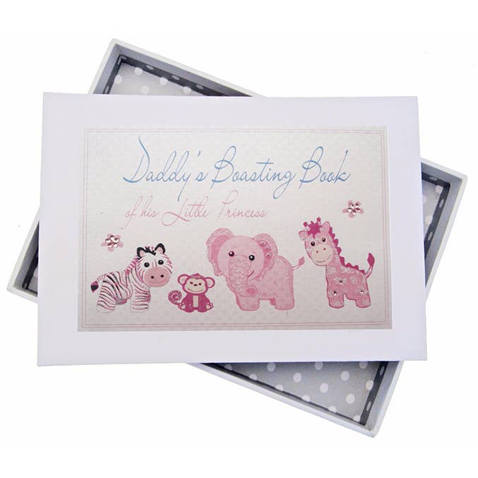 Album photo rose avec Book Daddy's Toys - Mini (TP13) pour la vente par White Cotton Cards