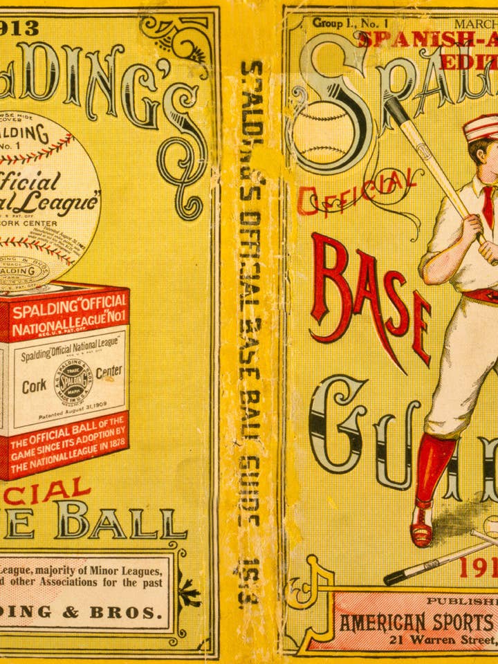 Guia oficial de beisebol de Spalding por atacado de Print Collection
