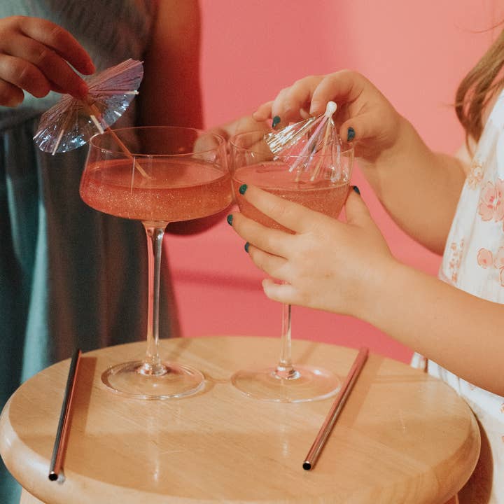 Glitter Faced - Wholesale Cocktail Mix/Syrup - Blush - Edible Glitter For Drinks5