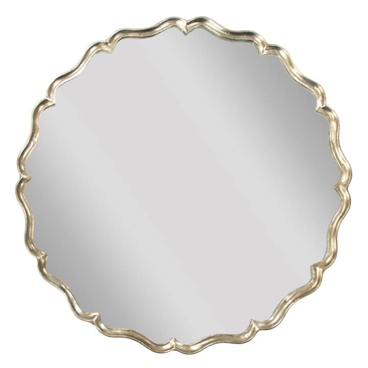 Antique Light Gold Agape Mirror for wholesale on Faire