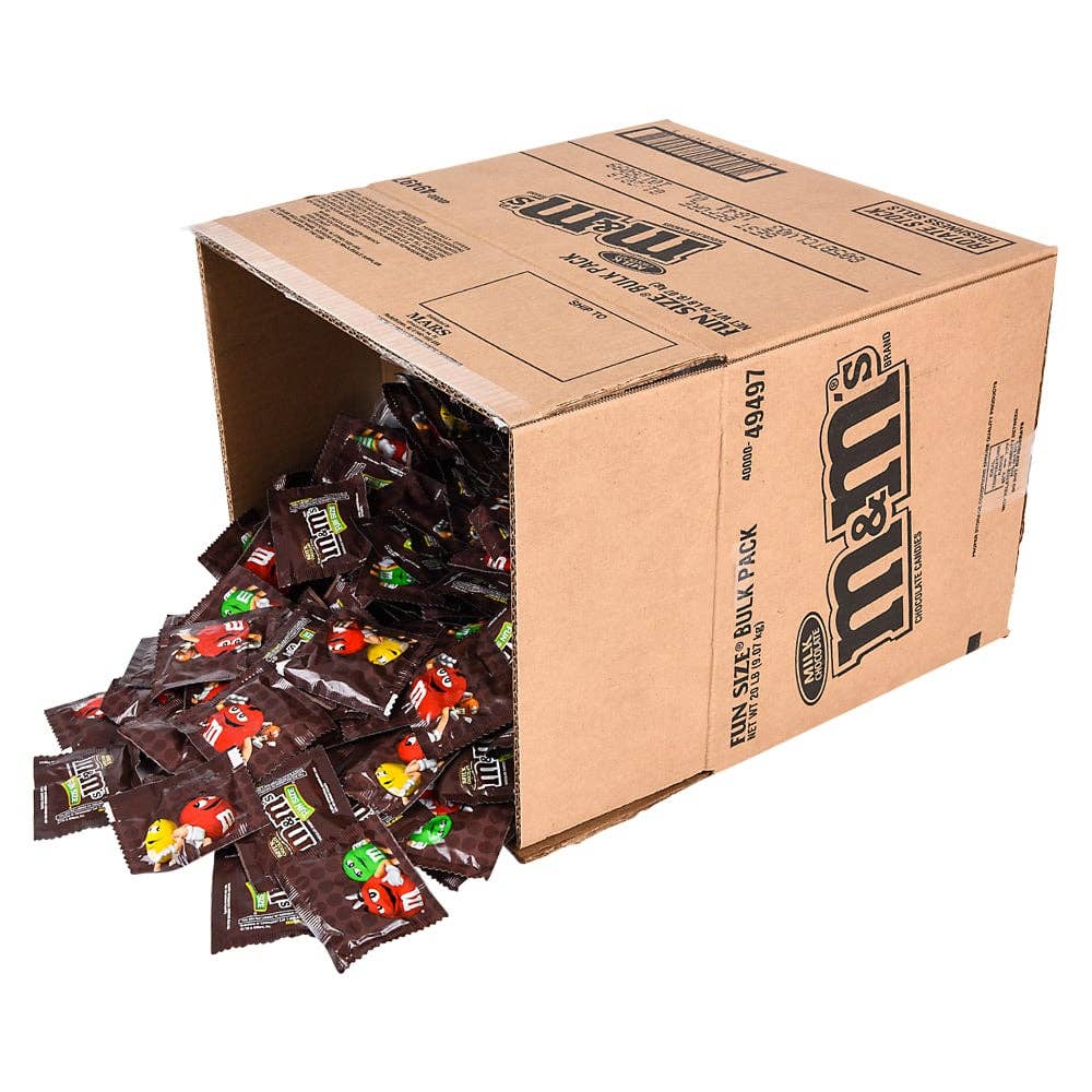 La Luna Bella - Toys - Vente Friandises enrobées de chocolat - M&M's lait en format fun size vrac 9 kg3