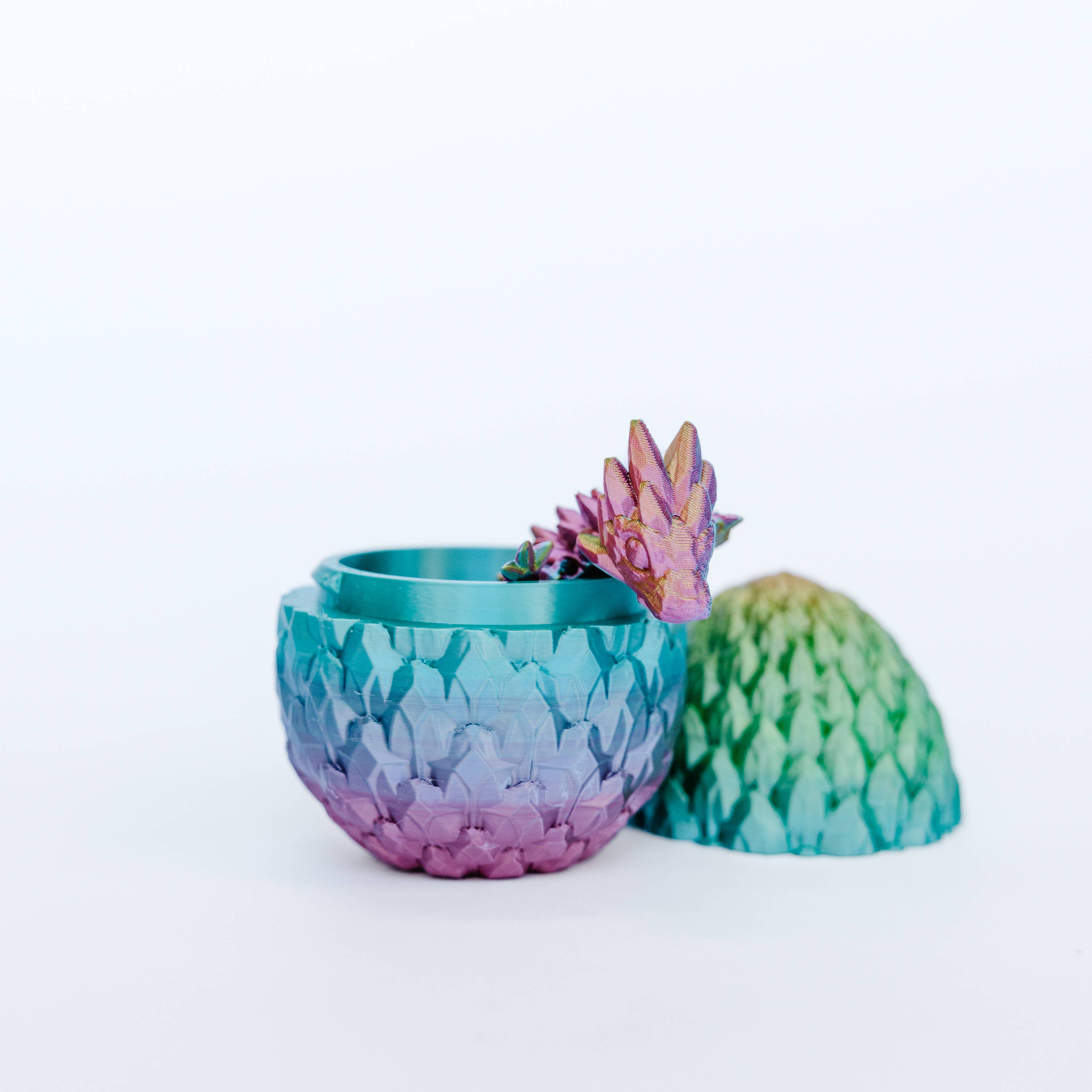 Ruby’s dragons - Venta al por mayor Figura decorativa - Set mediano de huevos misteriosos de dragón impresos en 3D – Colores surtidos3