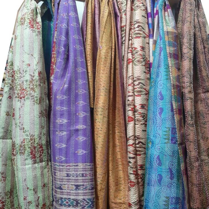 Étole Kantha faite à la main | Étoles réversibles brodées Kantha et autres tendances Résultats pour étoles en vente B2B. Retours gratuits et paiement à 60 jours sur Faire sur Faire.