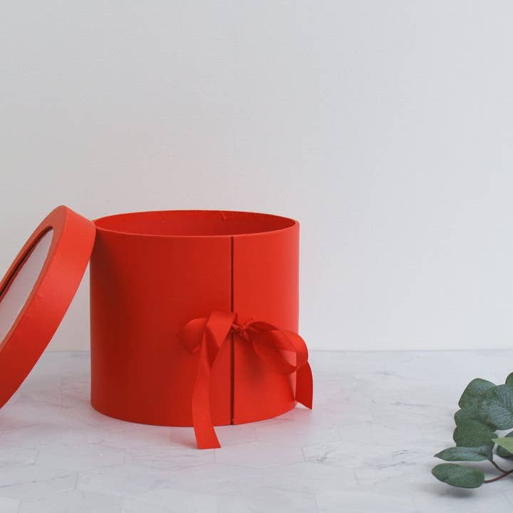 Elegant Design Supply – Engroshandel Gaveæske – To lag rund blomsterkasse med klart låg28