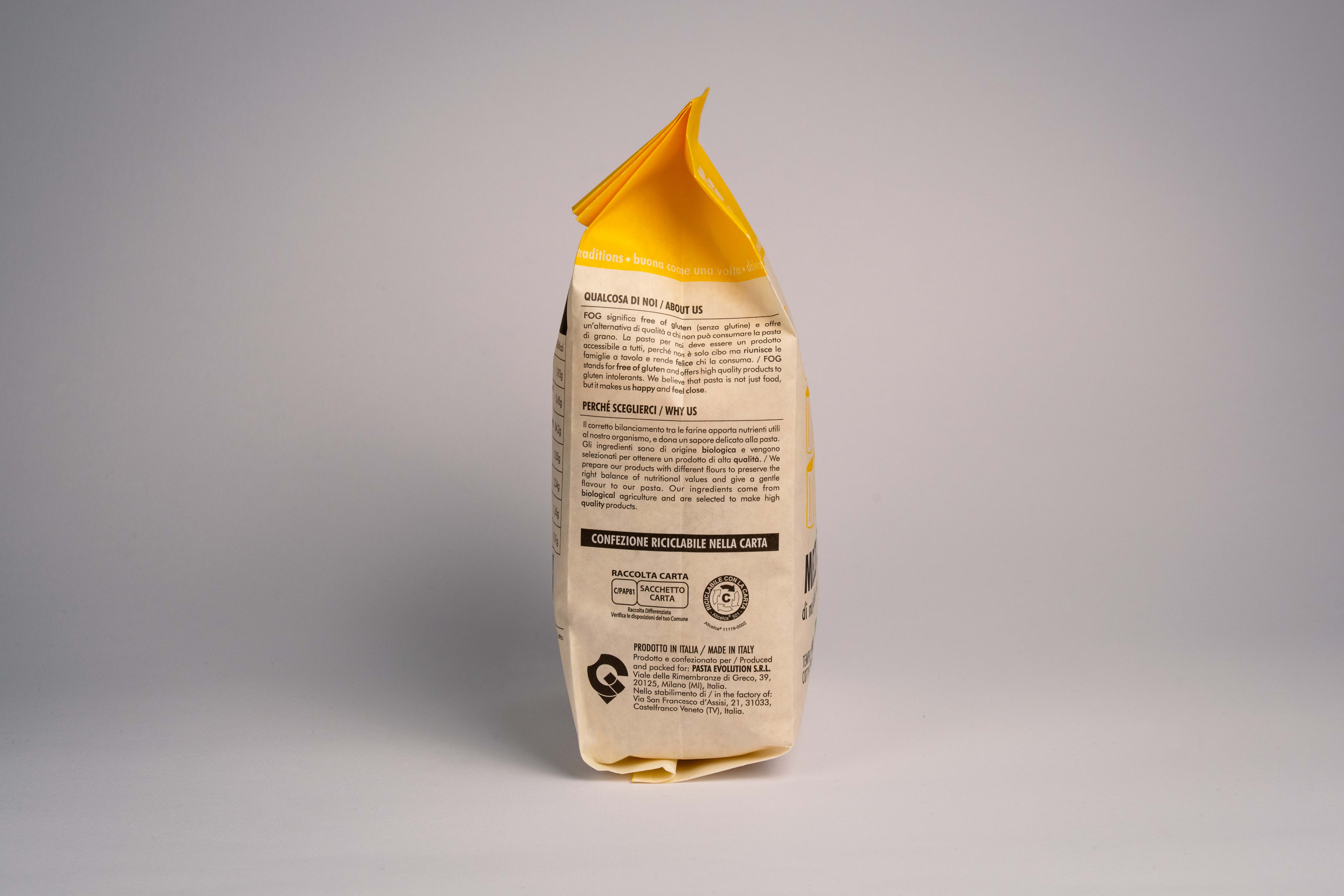 FOG – wholesale Pasta – HALF RIGATONI YELLOW CORN AND RICE4