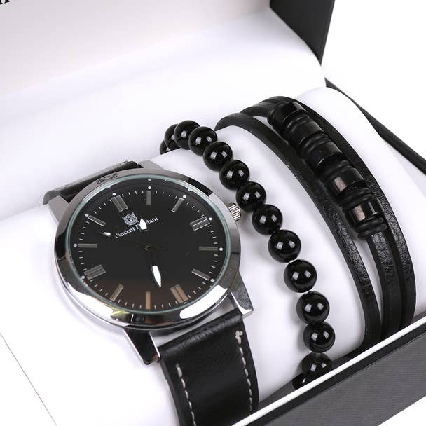 Selini New York - Wholesale Wrist Watch - Men's - Men's Watch & Bracelet Set