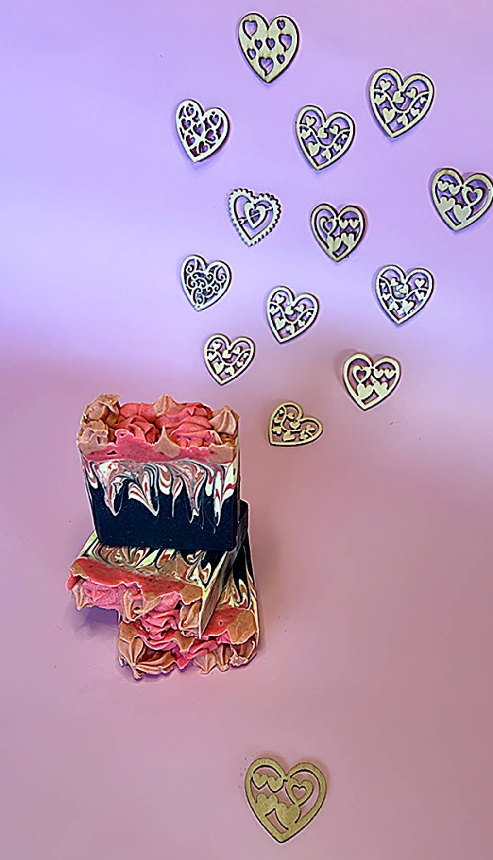 LaVic Organics – sabonete sólido por atacado – Sabonete de rosto Valentines Spa1