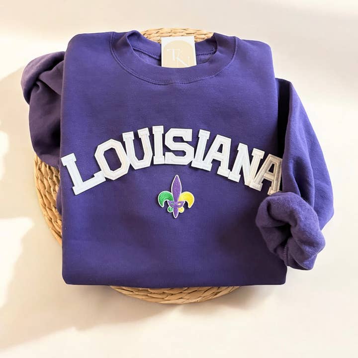 LOUISIANA Mardi Gras Tröja för wholesale av Threads And Needles, INC.
